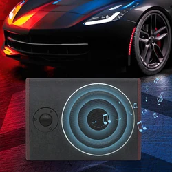 Altoparlante automatico Subwoofer attivo sottosella per Auto Ultra sottile in acciaio inossidabile 12V 600W 8 pollici Audio per veicoli