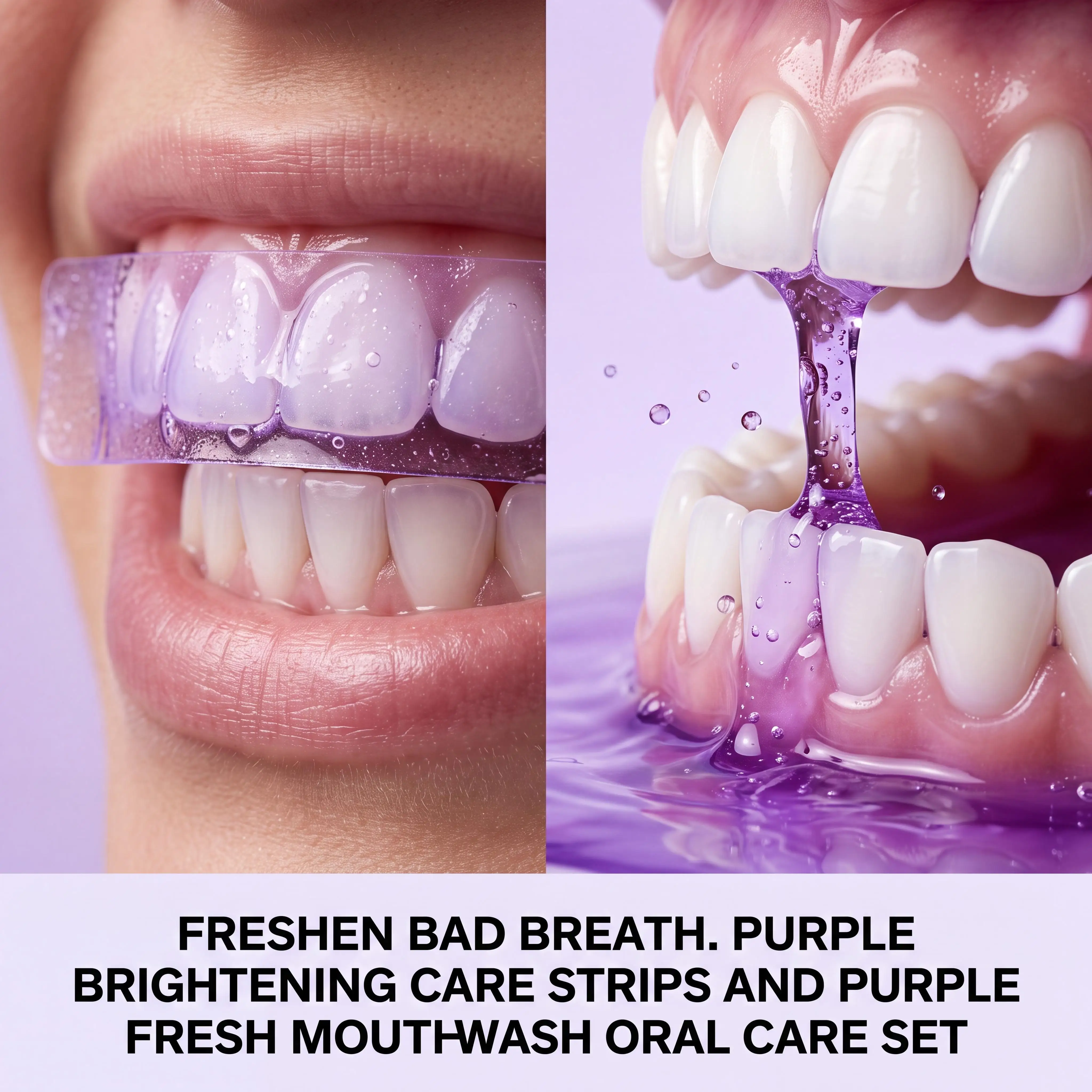Enxaguante Bucal Roxo para Cla - Whitening Mouthwash avaliação e preço