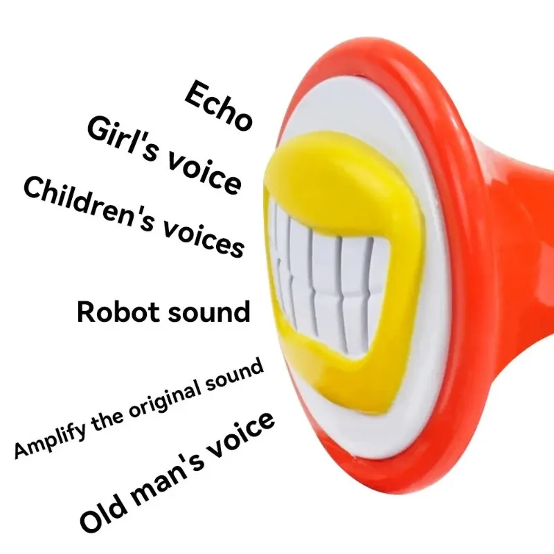 Jouet à changement de voix pour enfants avec 6 effets sonores, haut-parleur vocal pour jeu de rôle, amplificateur portable pour enfants, jouet parodie