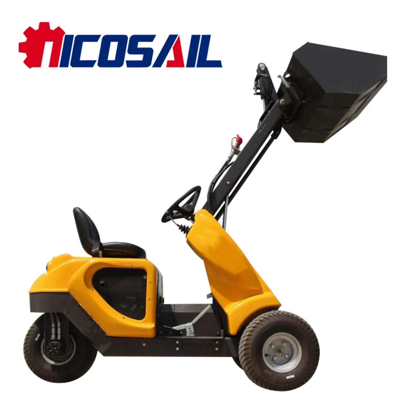 Micro New Three Wheel Sliding Loader Earthmoving Machinery Towable Backhoe Loader