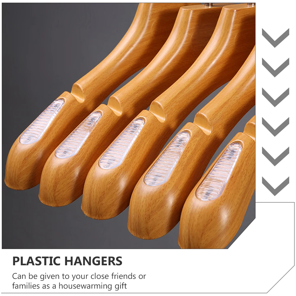 

5pcs Anti-Slip Metal Clothing Hangers Sturdy Household Coat Hangers Clothes Storage Hooks Strong Bearing Capacity For