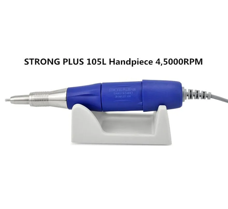 Strong 210 PLUS-taladro eléctrico para uñas, herramienta para manicura y pedicura, 105L, 65W, 45000RPM, equipo para Nail Art