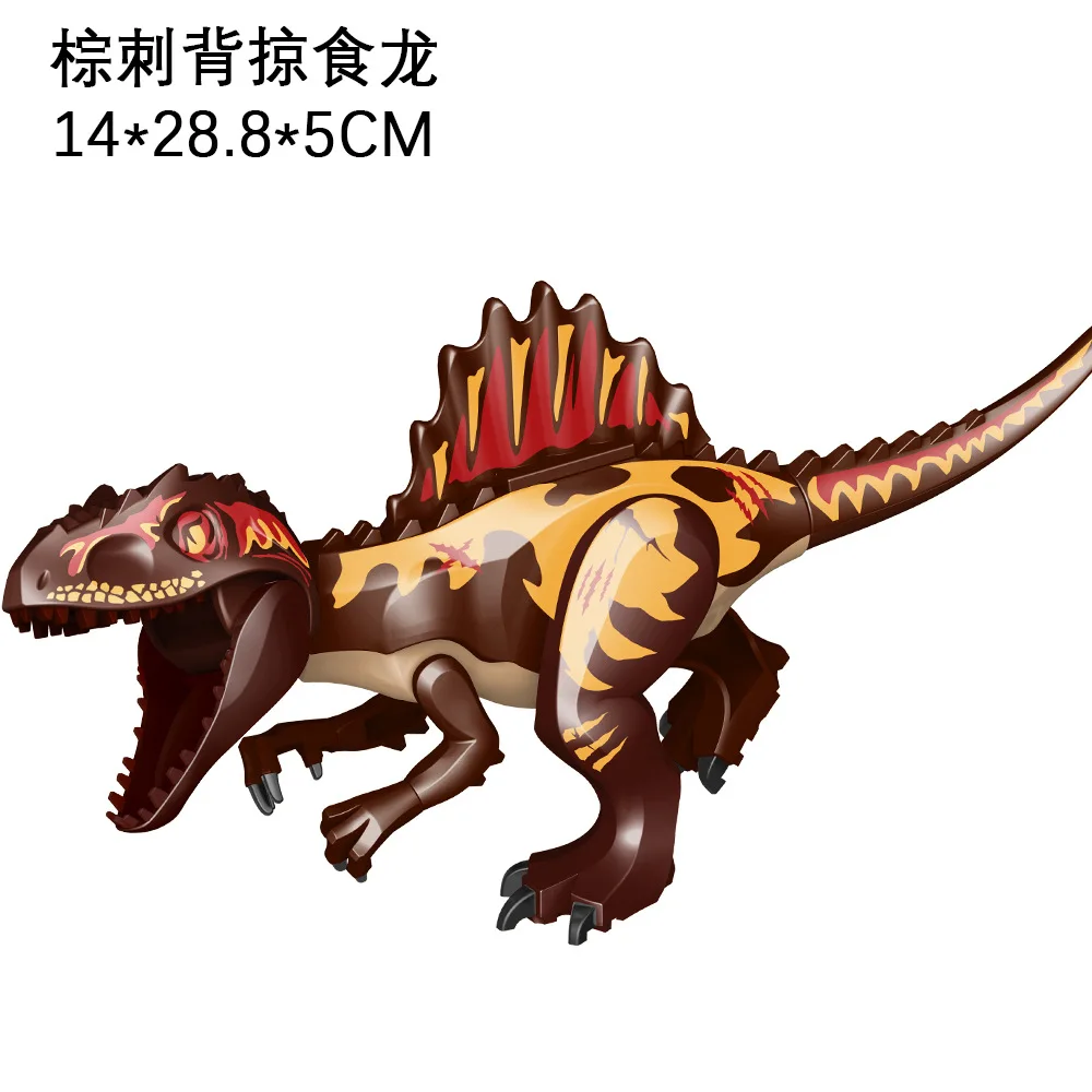 Jurassic Dino World Large Dinosaurs Figures Bricks Building Blocks Velociraptor T-Rex Triceratops Indominus Rex Toys For Kids
