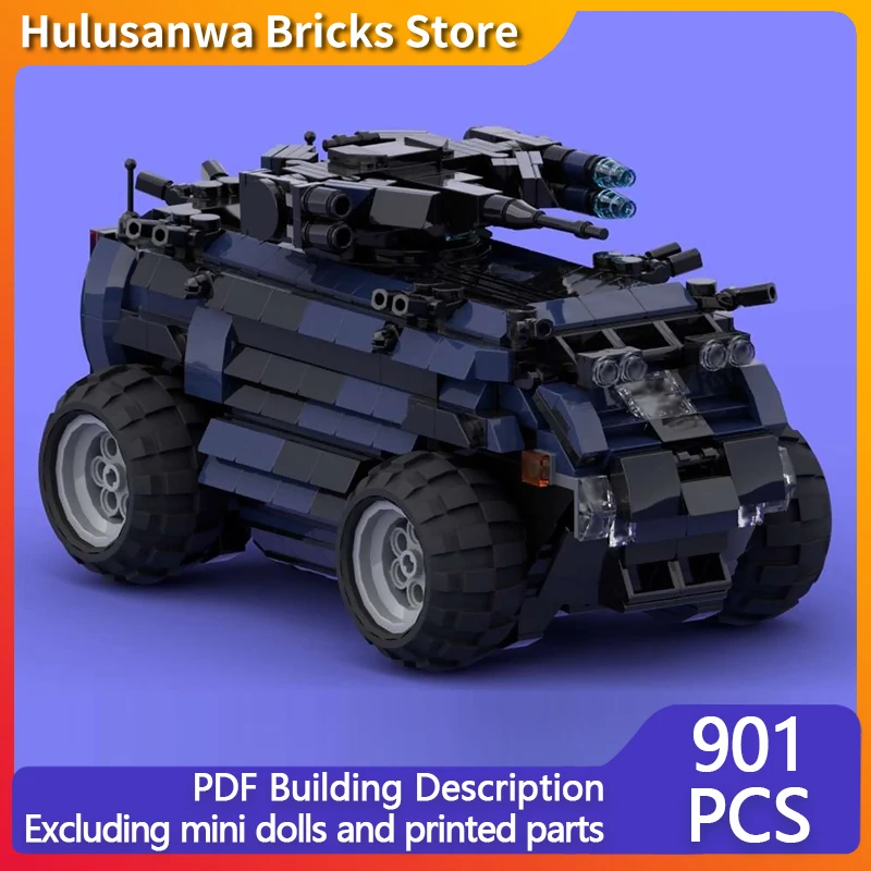 نموذج مركبة الاستطلاع العسكري MOC قوالب بناء معدات الحرب وحدات التكنولوجيا الهدايا عطلة تجميع ألعاب أطفال #1