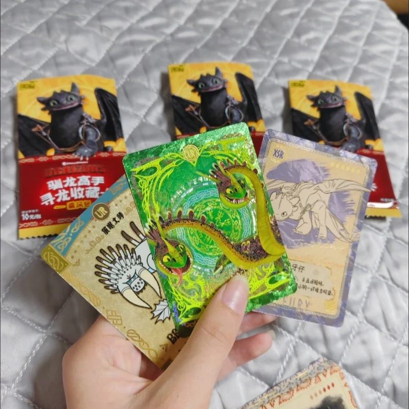 KAYOU Echte How To Train Your Dragon-kaarten Train Dragon Expert Rider Pack Tandeloze Anime-collectiekaart Blind Box Toy Gift