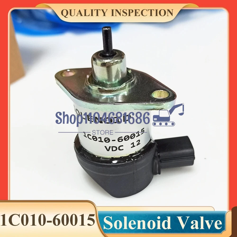 

1C010-60015 12V Fuel Shut Off Solenoid for Kubota M8200 M8540 M9000 M9540 M95S M95X 1C010-60016 1C010-60017