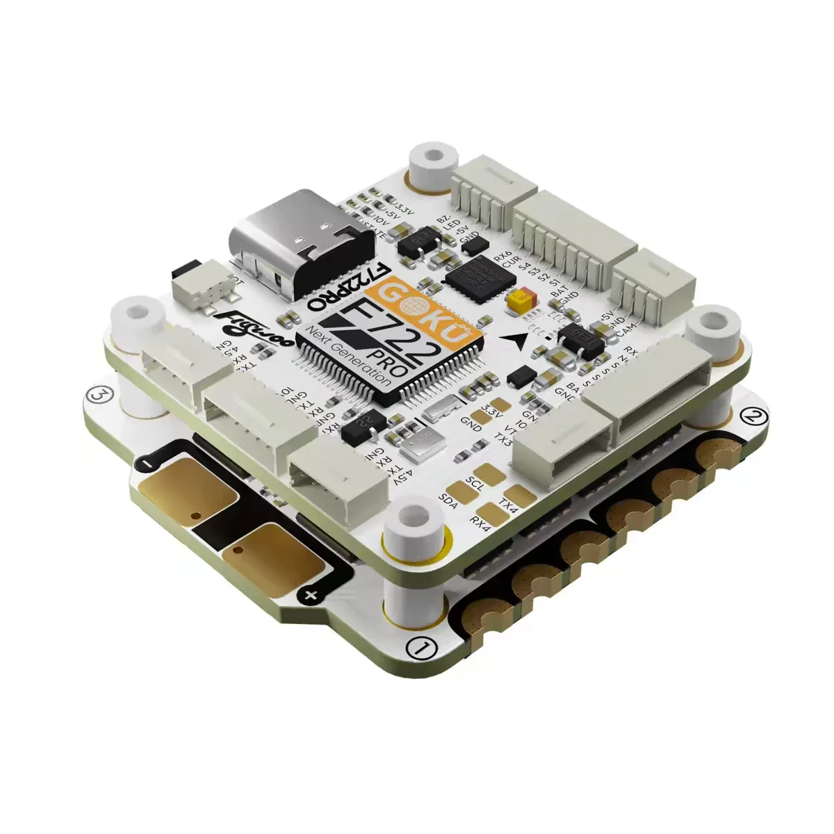 Flywoo GOKU F722 Pro Mini V2 20x20 Stack FPV Flight Controller 45A 32Bit 128K ESC 2-6S For RC DroneFlywoo