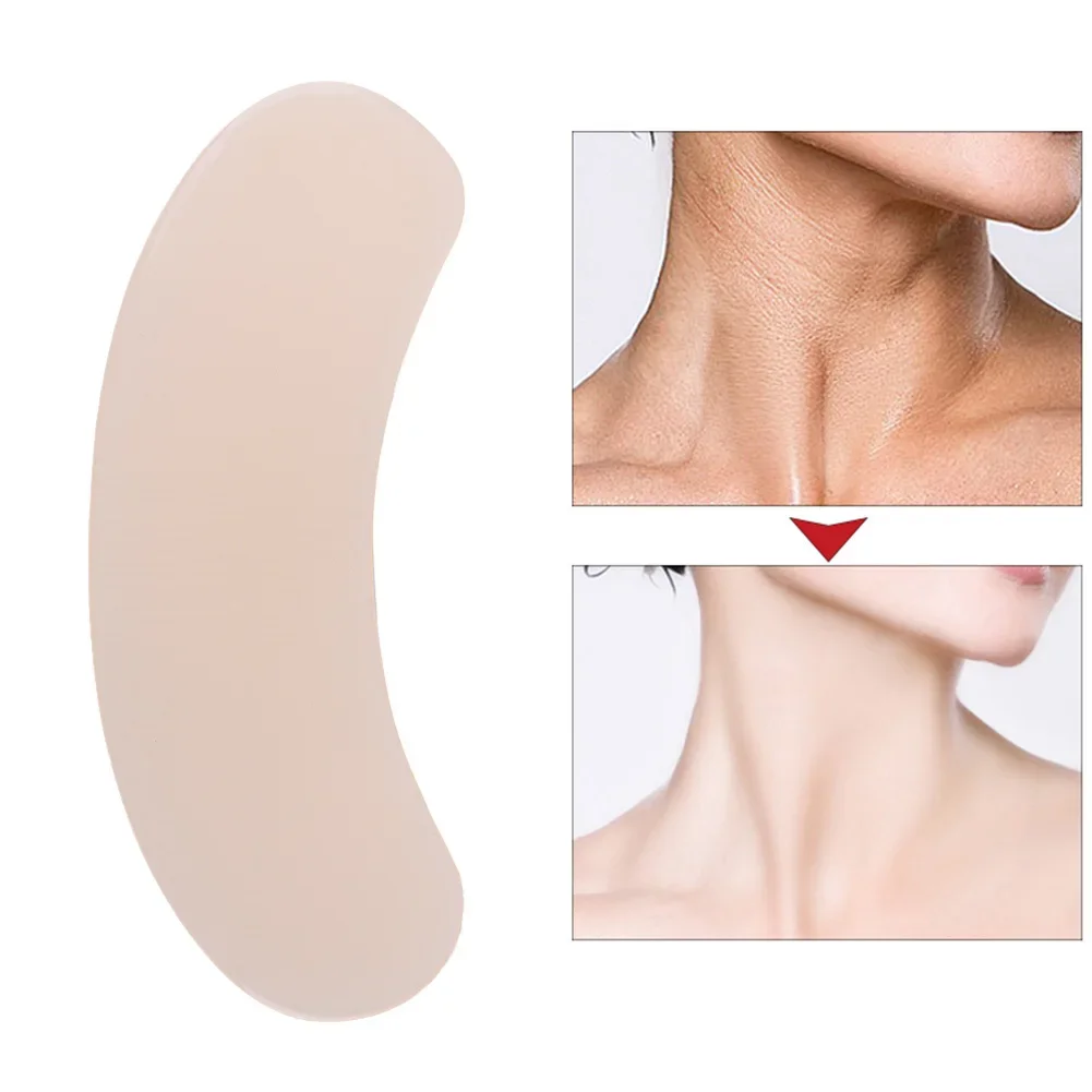 Silicone Chest Lift Patches Anti-wrinkle Chest Fine Lines Reduce Sticker Anti-aging Reusable Washable Transparent Face Skin Care