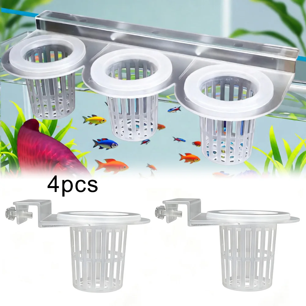 Hanging Aquatic Mounting Rack With Hooks Fish Tank Water Grown Grow Basket Water Feature Landscaping Accessory Aquarium Decor