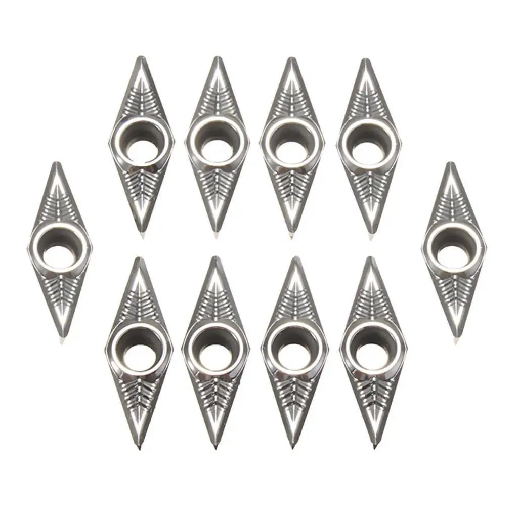 Lots 10 VCGT160408-AK H01 VCGT332-AK H01 Blade Inserts Used