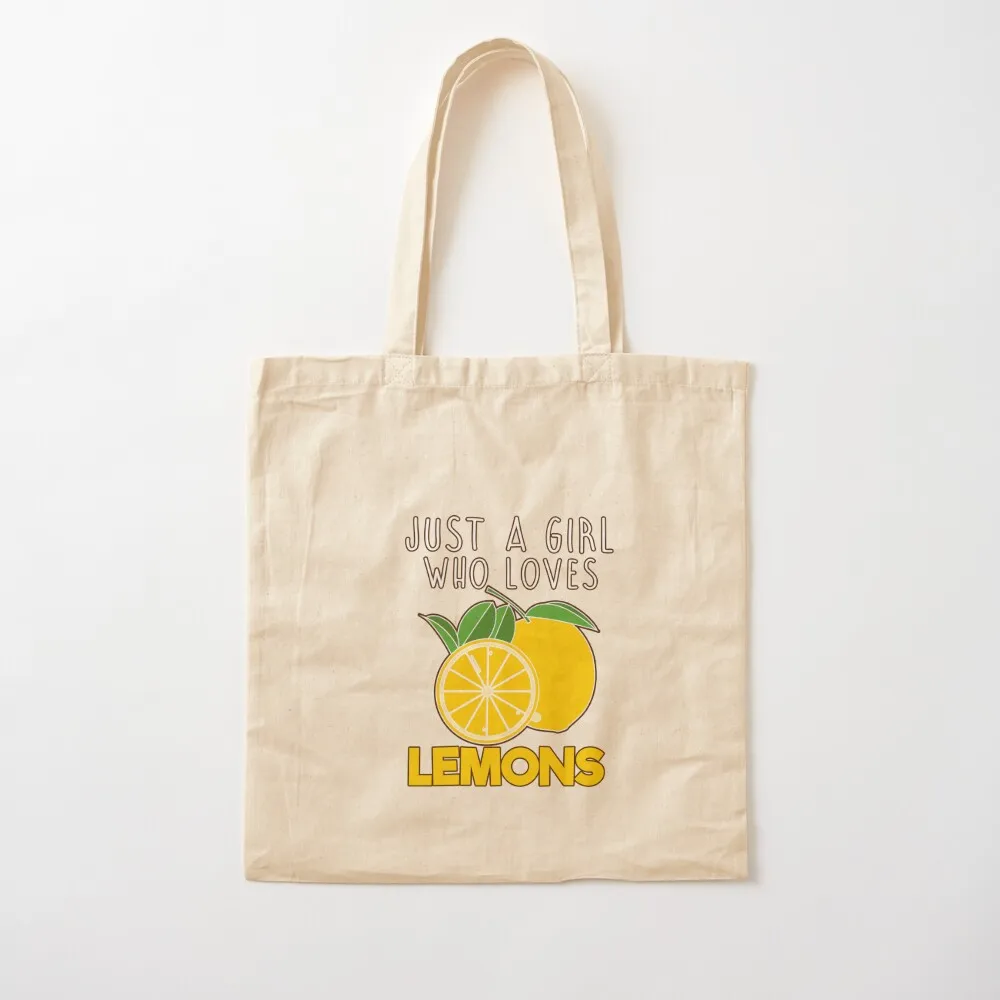 

Just A Girl Who Loves Lemon. Tote Bag