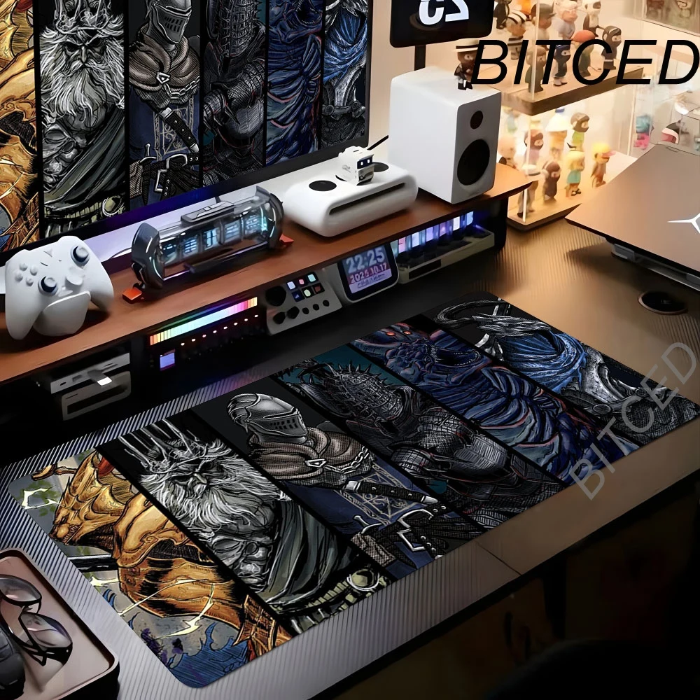 

Large Game Xxl Mousepad Dark Souls Mouse Pad Computer Non-slip Deskmat Table Gamer Mousemat Gaming Keyboard Extended Table Mat
