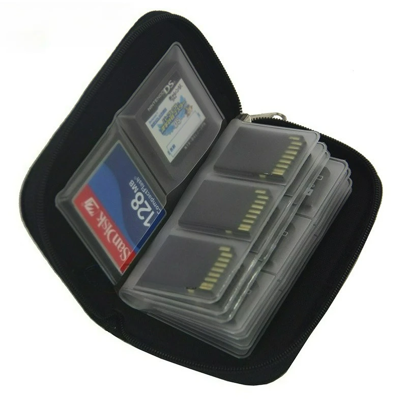 

22 Slots Memory Card Collect Bag Camera Memory Card Case Holder Bag for CF/SD Card Collection Box