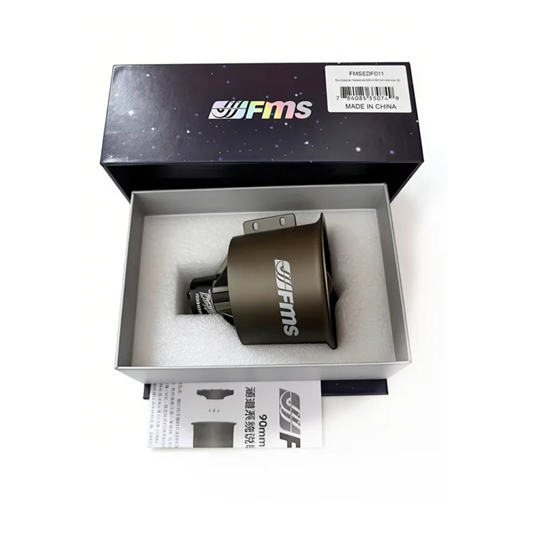 FMS 90mm Pro 6S EDF Unit. 12 Blades, 4068 1850KV Inner Motor. Delivers Powerful Thrust for RC Jet & Fixed-wing Plane Models.