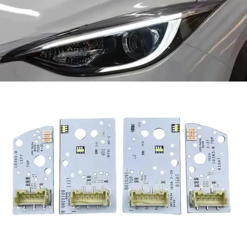 

New OEM B010390-B B010391-B For INFINITI QX30 Q30 2017-2018 Car LED Headlight DRL Daytime Running Light Turn Signal Board