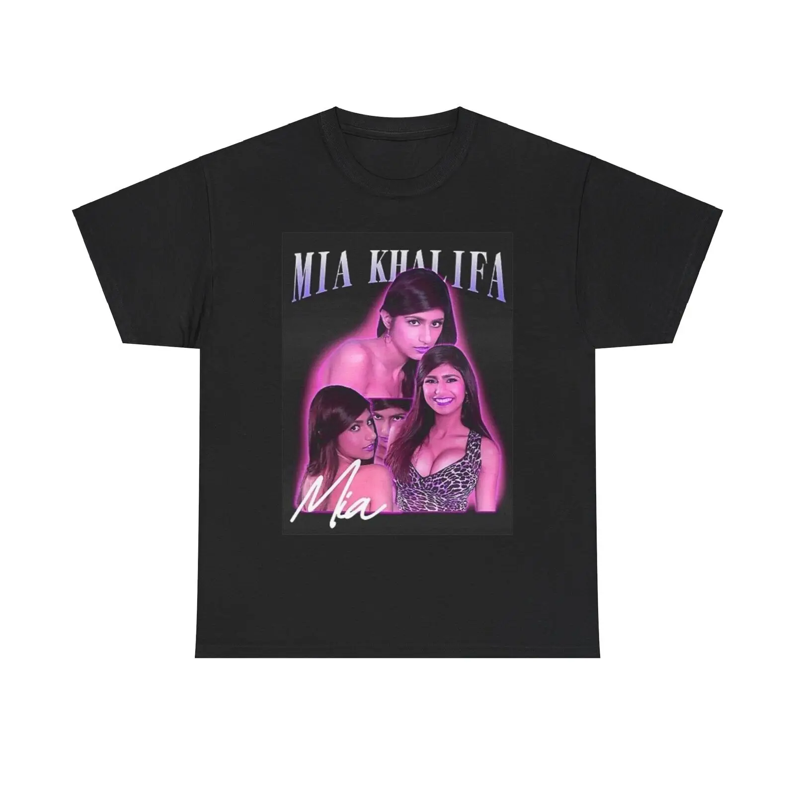 Mia Khalifa T Shirt Retro Funny Model Heavy Cotton