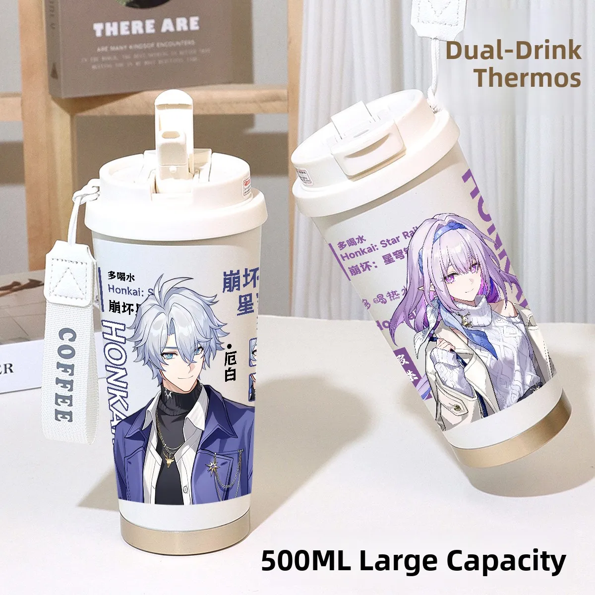 

Large Capaci Stainl Steel 36 Insulated Water Bottle St Cup Railway Disarray Collaborative Double Drink Portable Wate...