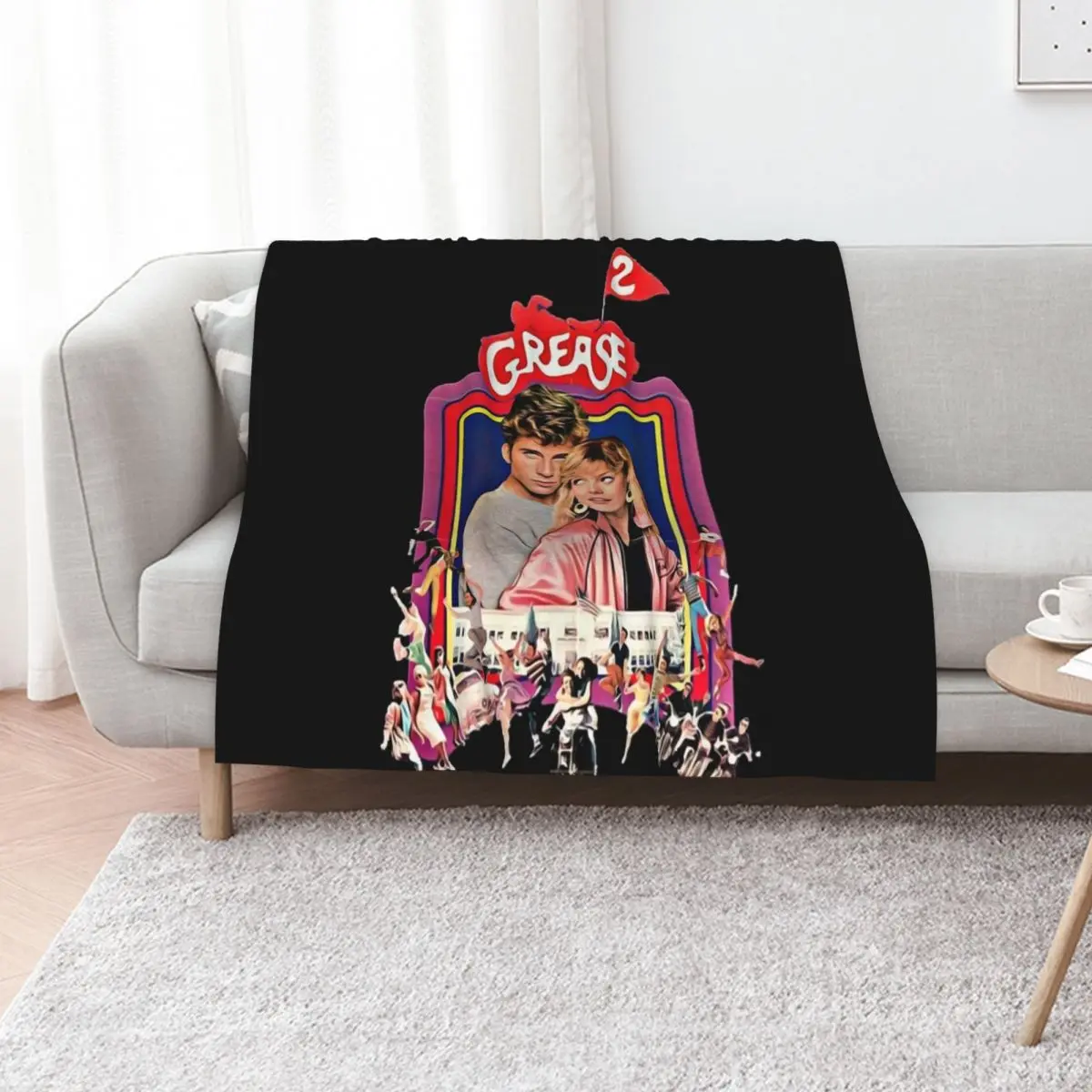 Grease 2 Classic 80 s Film Essential T-Shirt Throw Blanket Custom Sofas Luxury St Tourist bed plaid Travel Blankets