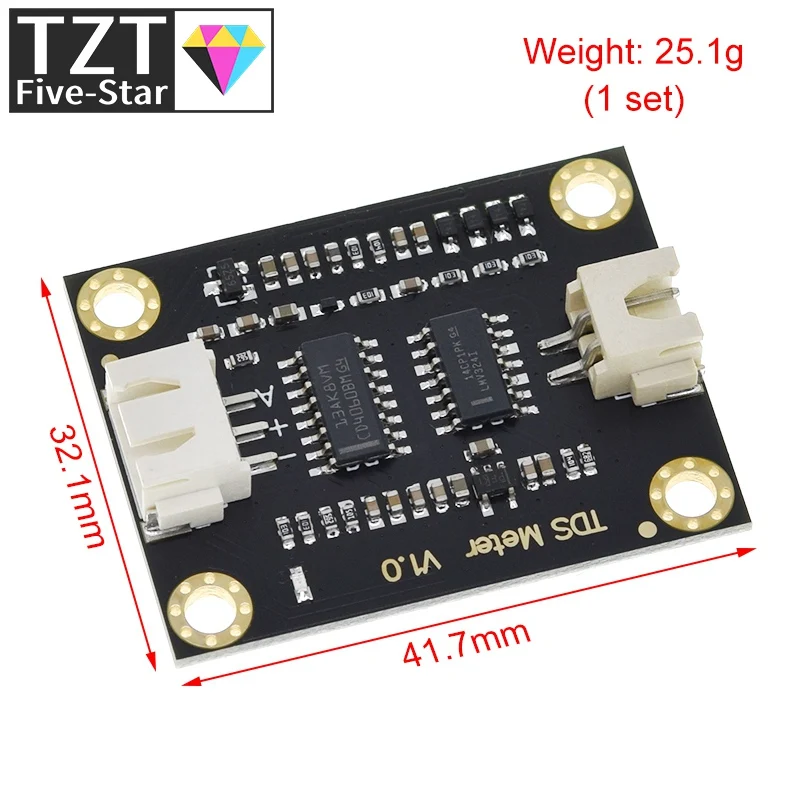 TDS Sensor Meter V1.0 Board Module Water Meter Filter Measuring Water Quality For Arduino UNO R3