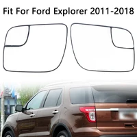 Lente de espejo retrovisor lateral con calefacción izquierda y derecha, para Ford Explorer 2011, 2012, 2013, 2014, 2015, 2016, 2017, 2018