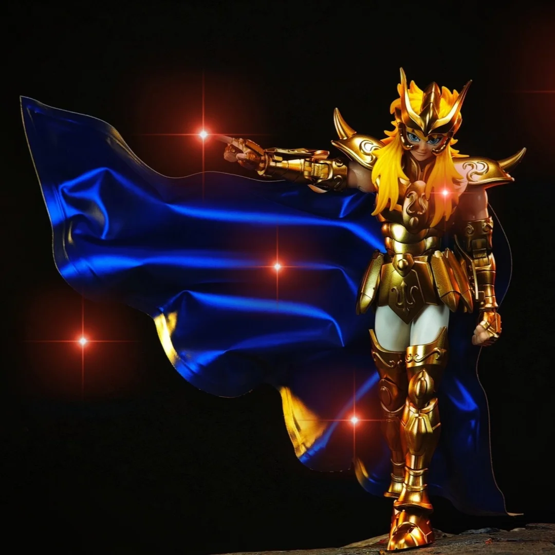 Saint Seiya Anime Shf Seiya Handmade cloak Double layer fabric with Clothes Built In Iron Wire Is for 1/12 Movable Humanoid Toys