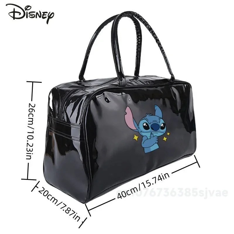 Stitch Women\'s Handheld Travel Bag Fashion High Quality Women\'s Shoulder Bag Cartoon Large Capacity Multi Functional Storage Bag