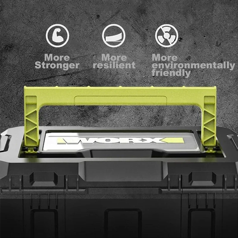 Worx WA4229 WA4230 WA4231 Tool BOX Series Freely Stack Combine High Strength Waterproof Include Suitcases Larger Capacity Boxes