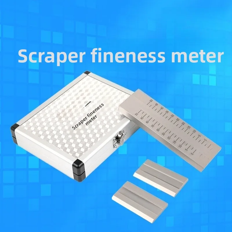 Factory direct sales of stainless steel QXD scraper fineness meter 0-25/50/100/150 fineness plate
