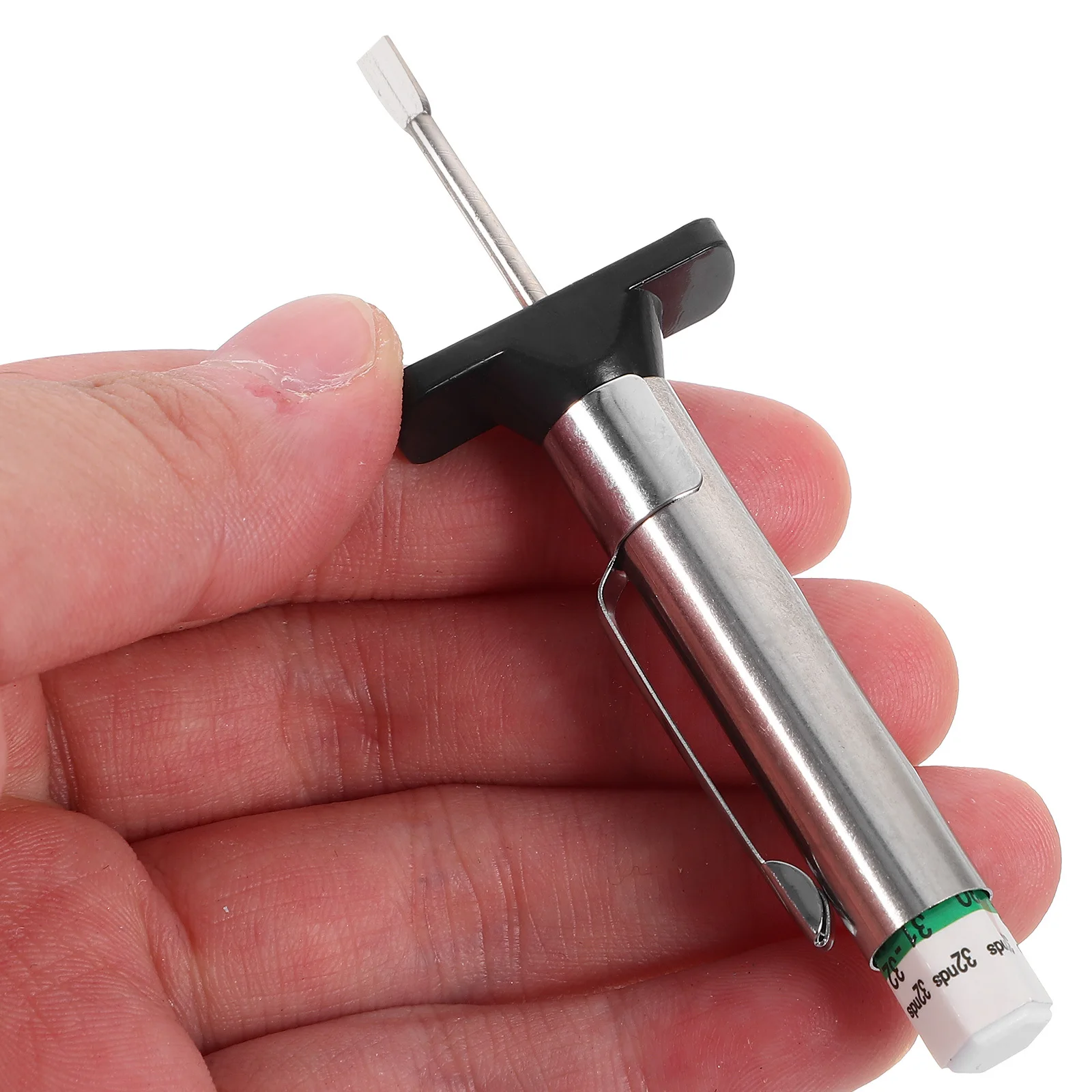 10 قطعة مقياس فقي الإطارات 0-25 مللي متر أداة قياس العمق الدقيقة لصيانة السيارات سهلة الاستخدام أداة السلامة على الطرق #1