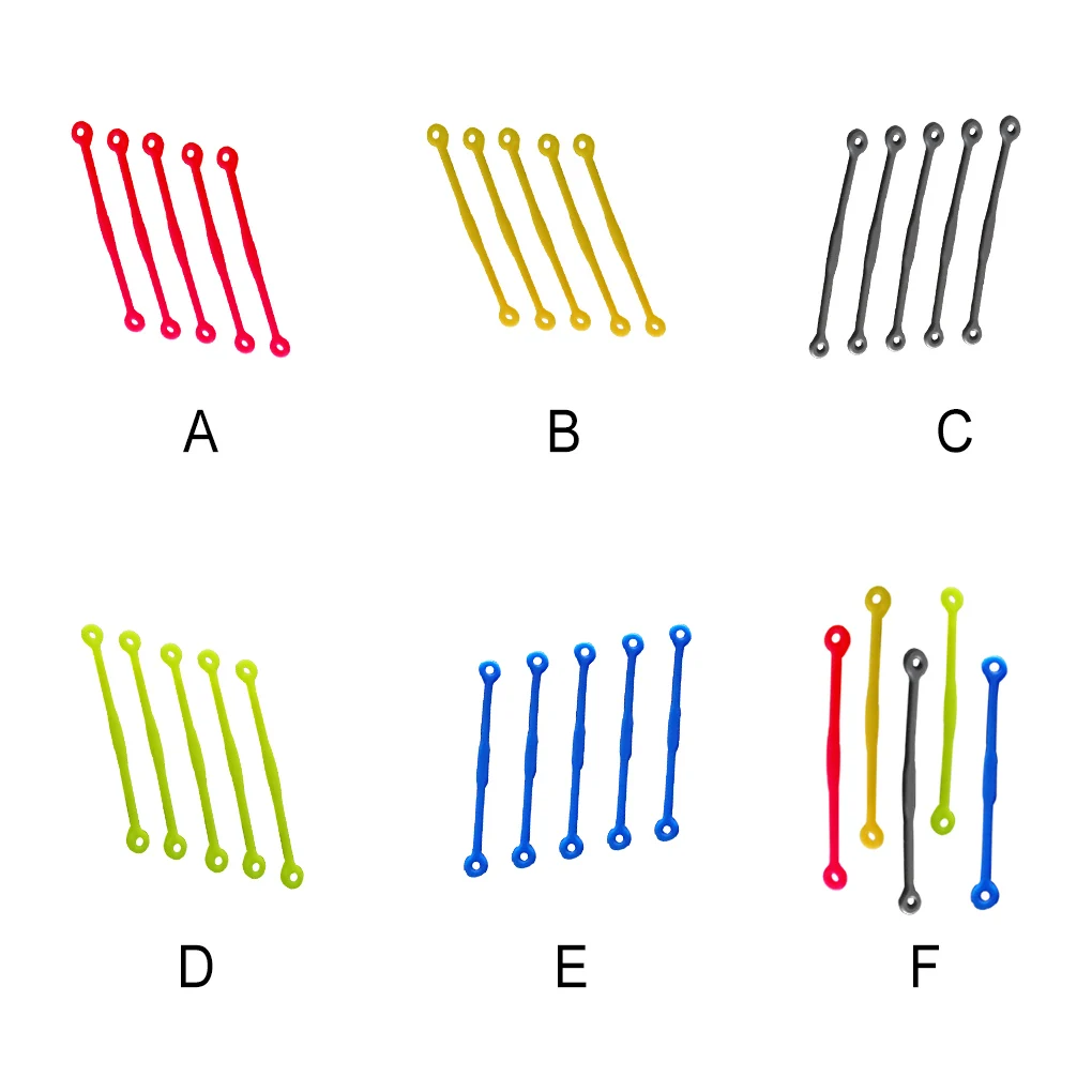 5 Pieces Tennis Dampener Durable Shock Absorbers for Racket Modification