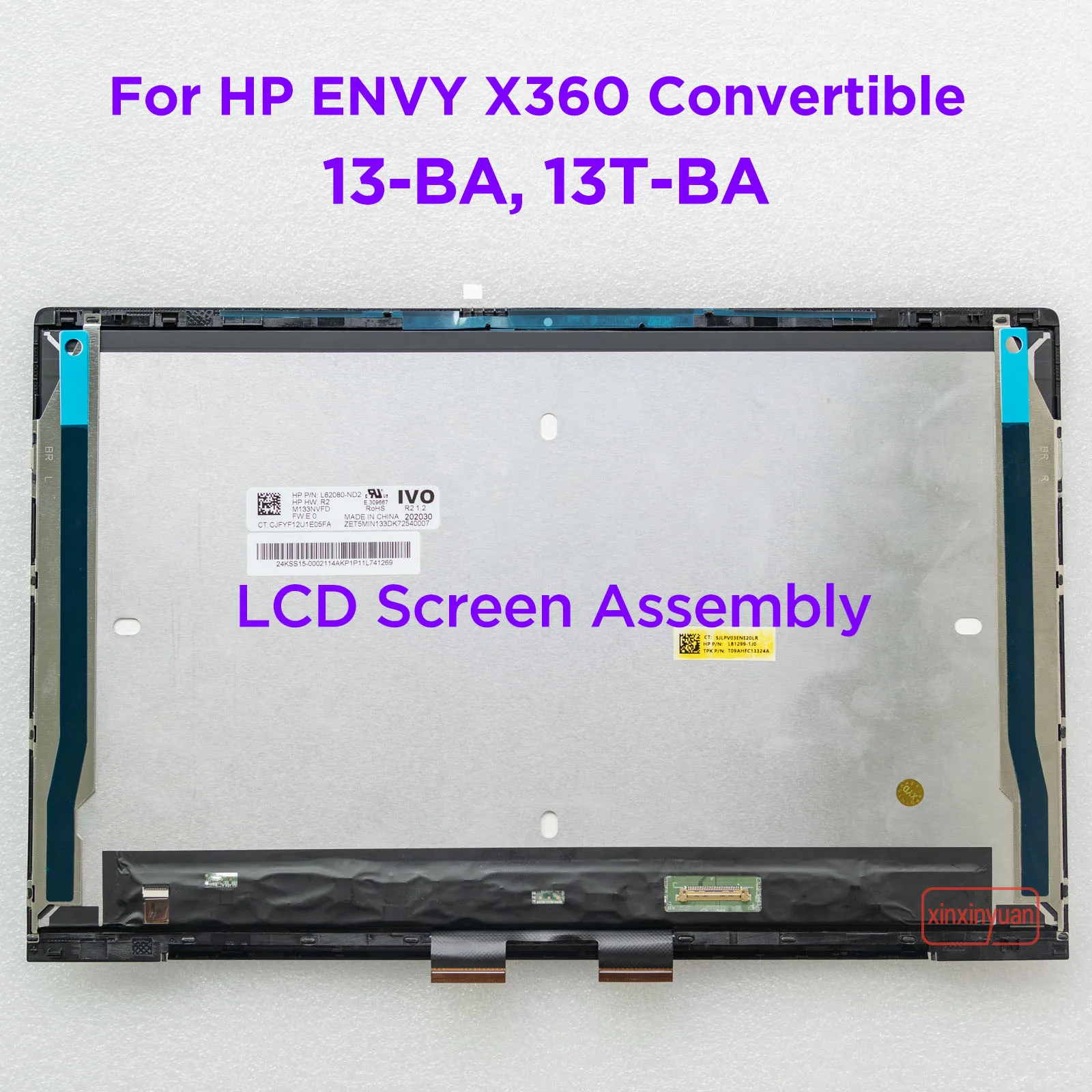 

13.3 LCD Screen Touch Assembly for HP ENVY X360 13-BA 13T-BA 13-BA0001UR 13-ba0059TU 13-BA0045CL 13-ba1045TX L96783 L96796-001