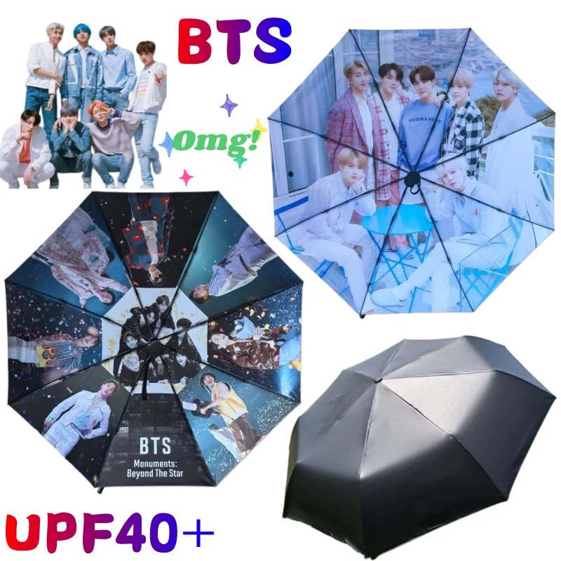 BTS Magnetic Windproof Umbrella -AliExpress
