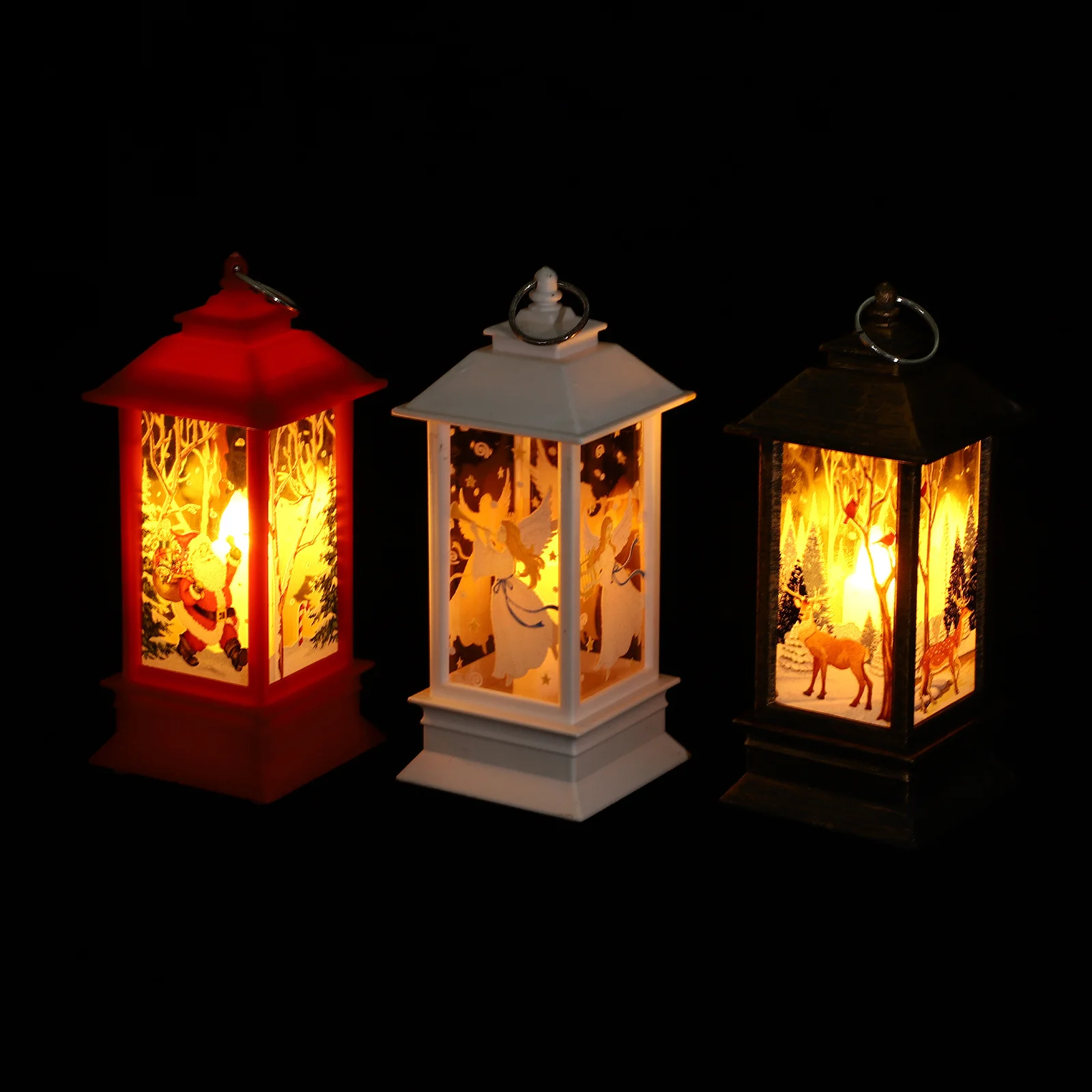 3 قطعة عيد الميلاد LED مصباح ديكور مهرجان ضوء للاستخدام الداخلي في الهواء الطلق عيد الميلاد مصباح سطح المكتب أضواء الزخرفية