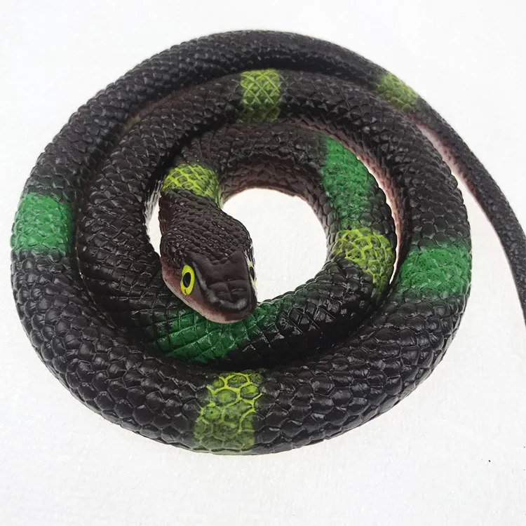 Simulation Rubber Soft Fake Snake Deceives Novelty Children\'s Toys Prank Surprise Boys Interesting snake toy Kid\'s Gift NR0053