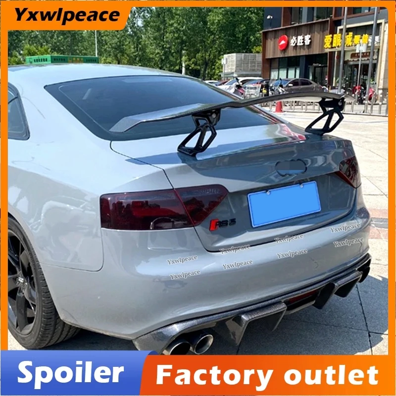 

GT Rear Trunk Spoiler Wing For Audi A3 A4 A5 A6 BMW F30 G20 F10 G30 M3 F80 M4 M5 Carbon Fiber