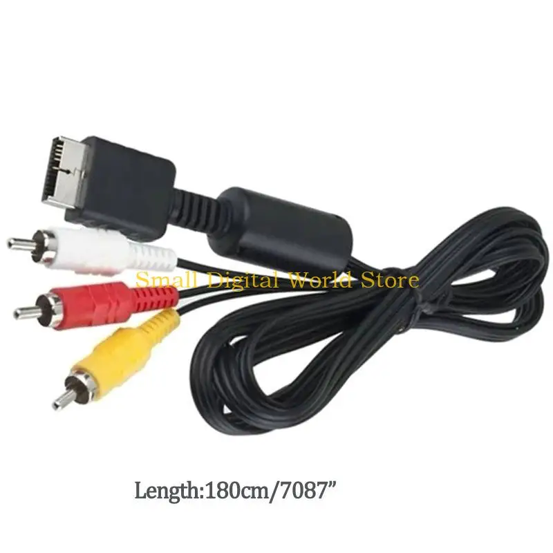 77UB 1.8M Video Cable For for Gamepad Anti-interference AV Cable Accessory