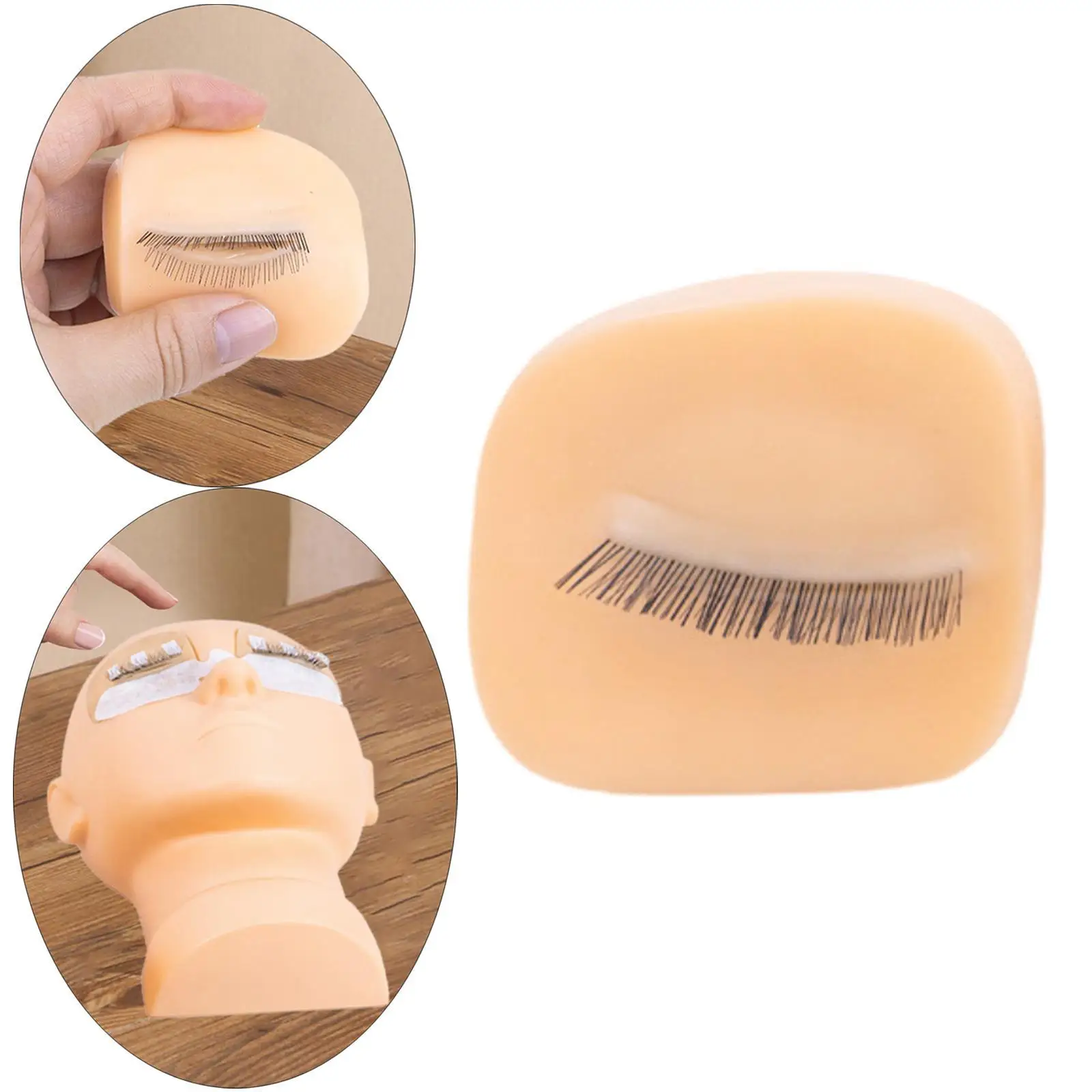 Austauschte Augenlider Übungs-Augenlider-Pad Abnehmbare Übungs-Wimpernverlängerung Ersatz-Augenlider für den Heim-Wimpern-Salon-Stylisten