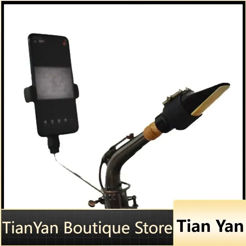 EE1 360 Rotating Adjustable Angle Music Lyre Stand for Saxophone Phone Holder Musical Instrument Accessories