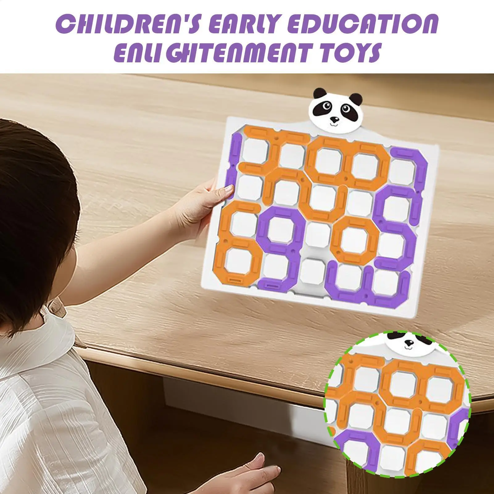 Zahlenlabyrinth-Puzzle, interaktives Lernspielzeug für Kinder, Hand-Auge-Koordination, Vorschulkinder, Zuhause, Spielzeit, Brettspiele