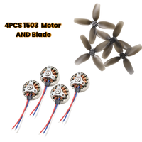 High-Precision Manufacturing NEW 1503 Brushless Motor Combo 4pcs with CW CCW Props for 2.5-3.5 inch FPV Drone Micro Quadcopter
