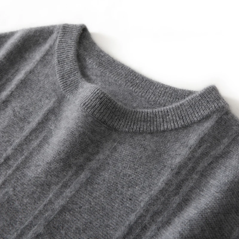 الرجال س الرقبة رداء علوي من الصوف الخريف الشتاء 100% ميرينو الصوف البلوفرات لينة الدافئة الأساسية الصوف الخالص تريكو الذكية ملابس كاجوال #1