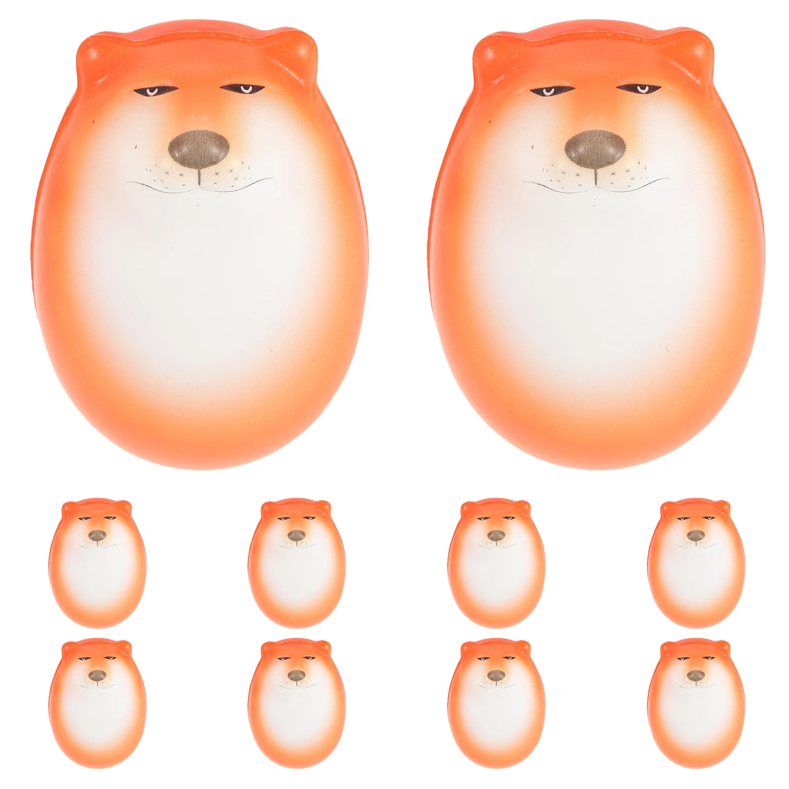 

10Pcs Squishy Dog Egg Slow Rising Stress Ball Kids Teens Decompress Squeeze Party Favors Sensory Animal Stress Relief