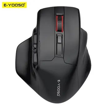 E-YOOSO USB 2.4G Wireless Gaming Mouse Grande para Mãos Grandes PAW3212 4800 DPI 5 Botões para Gamer Mice Computer Laptop PC