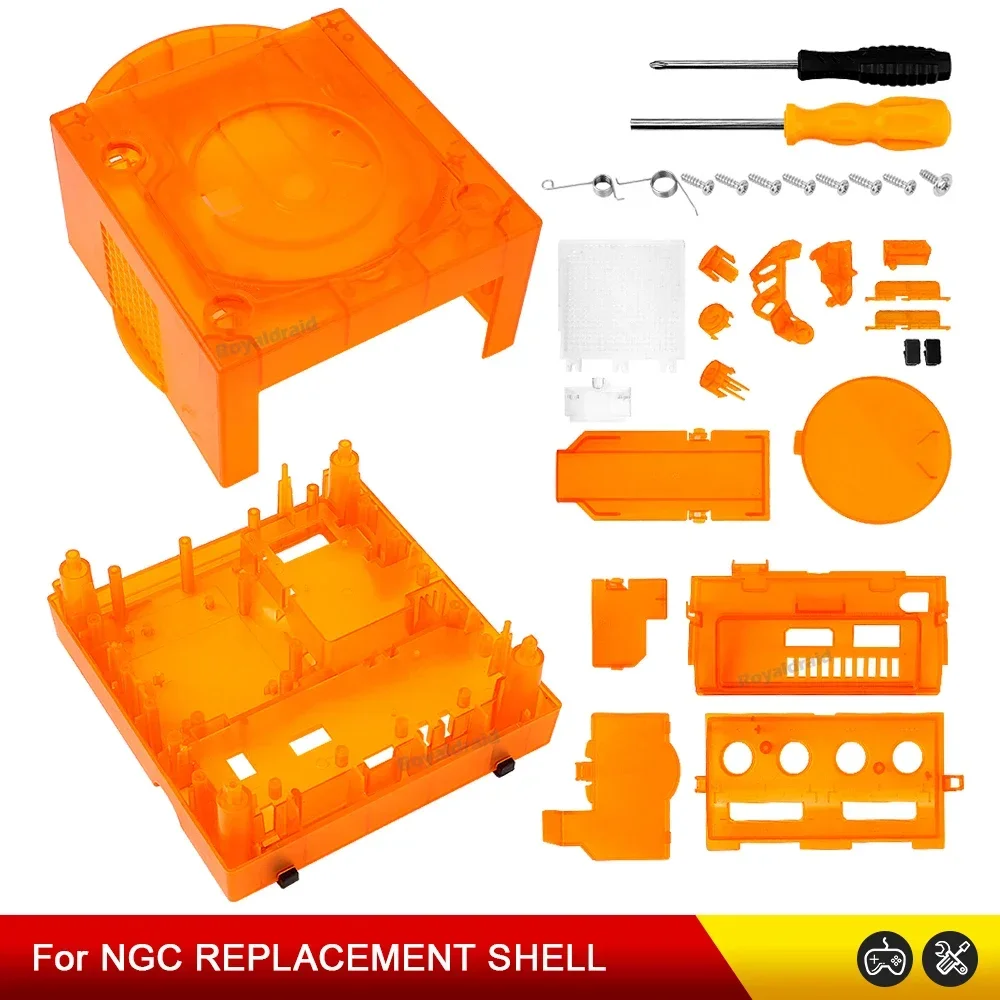 NEUE 6 CLORS Für Gamecube NGC Ersatz Shell Transparent Fall für Gamecube NGC GC Spielkonsole DOL-101/DOL-001 Dropshipping – Detail 19