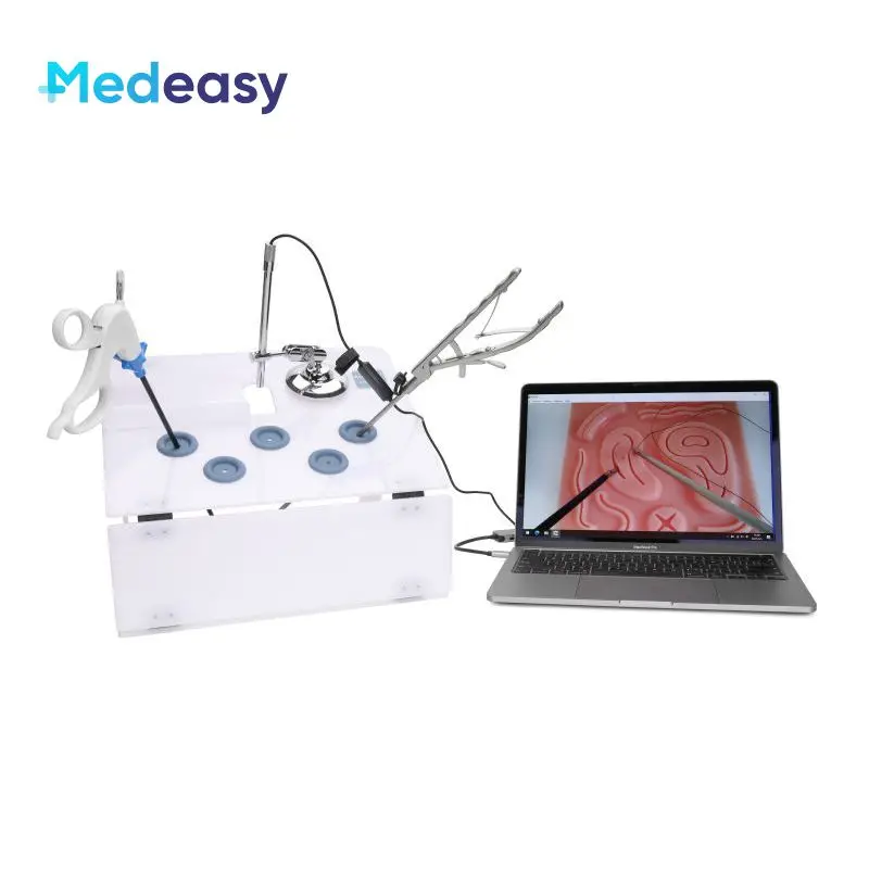 laparoscopic training simulator,  box with 1080P HD endoscope camera, endo trainer