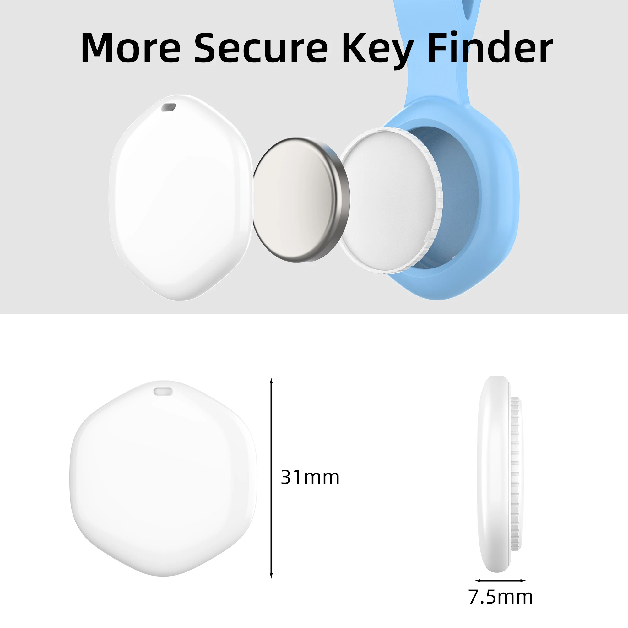 Mini Tracker For Smart Bluetooth ITag Locator child/pet finder Key/bike/Wallet Anti loss Tracker For Apple Find My APP AirTag