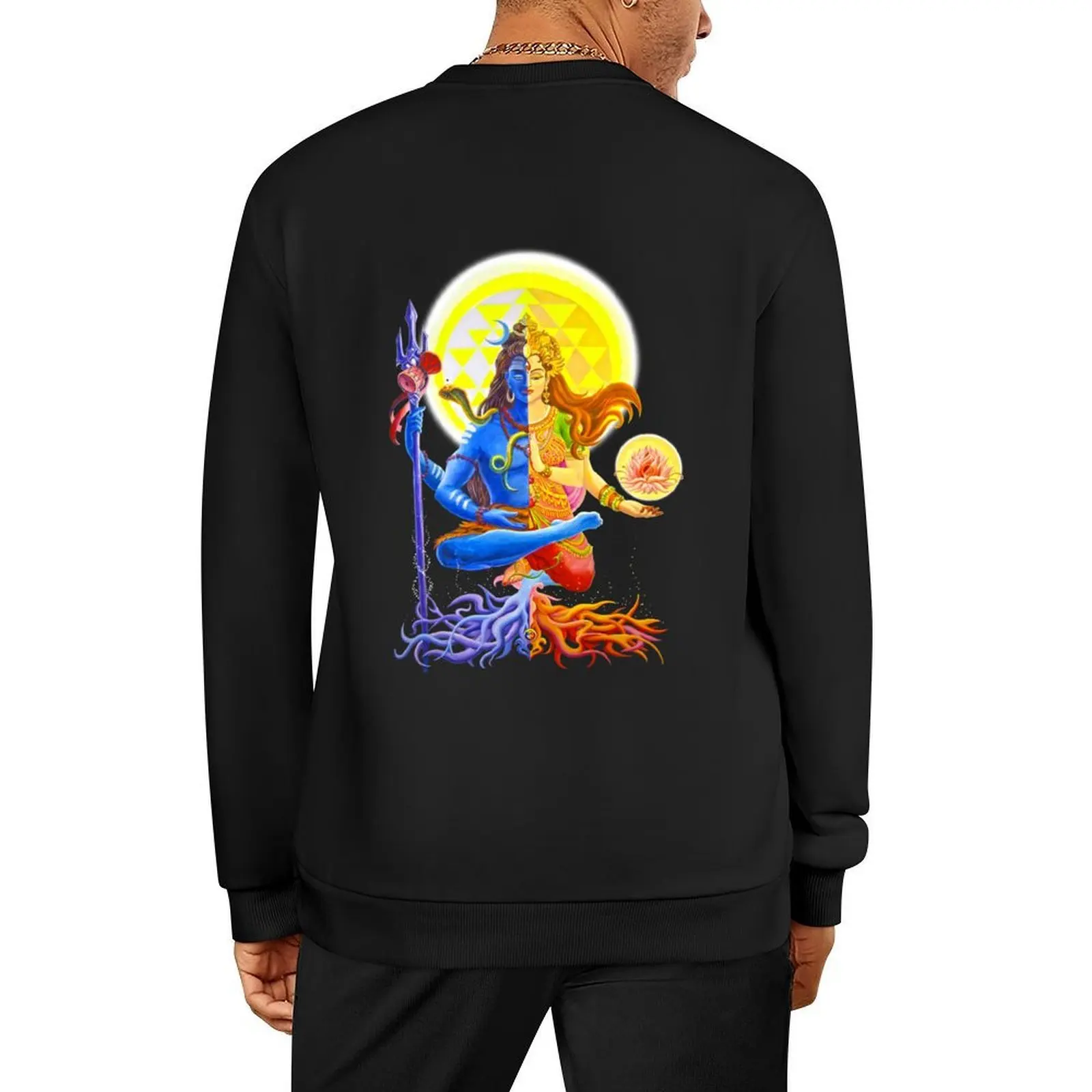 

WithoutBackground Ardhanarishvara Shiva Shakti God Goddess Halfman HalfWoman Pullover fashion men new hoodies and sweatshirts