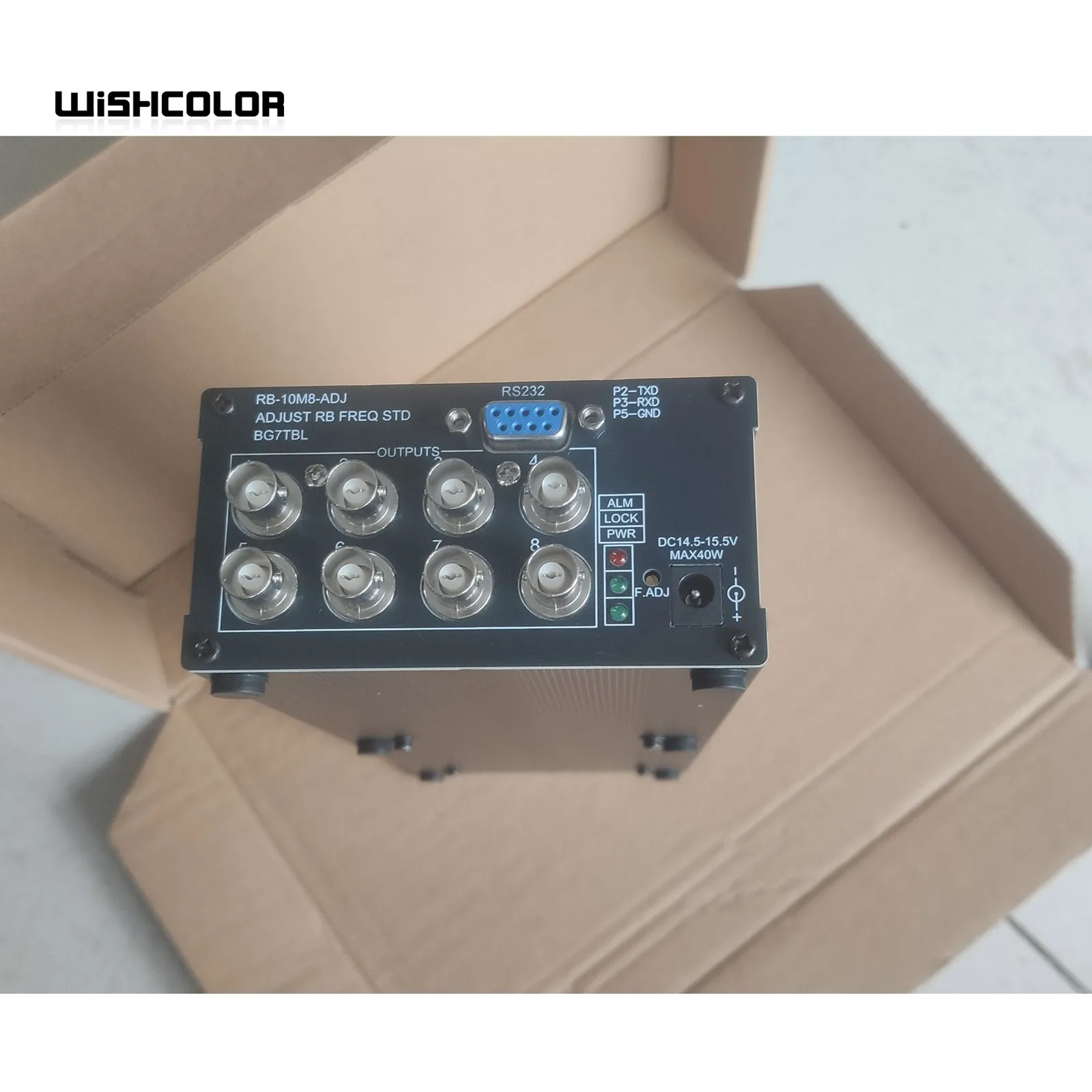 Wishcolor 10 كيلو هرتز - 150 ميجا هرتز 8 قنوات مصدر ساعة قابل للتعديل مدمج SA.22C تردد ساعة الوبيديوم معيار مع موصل BNC #3