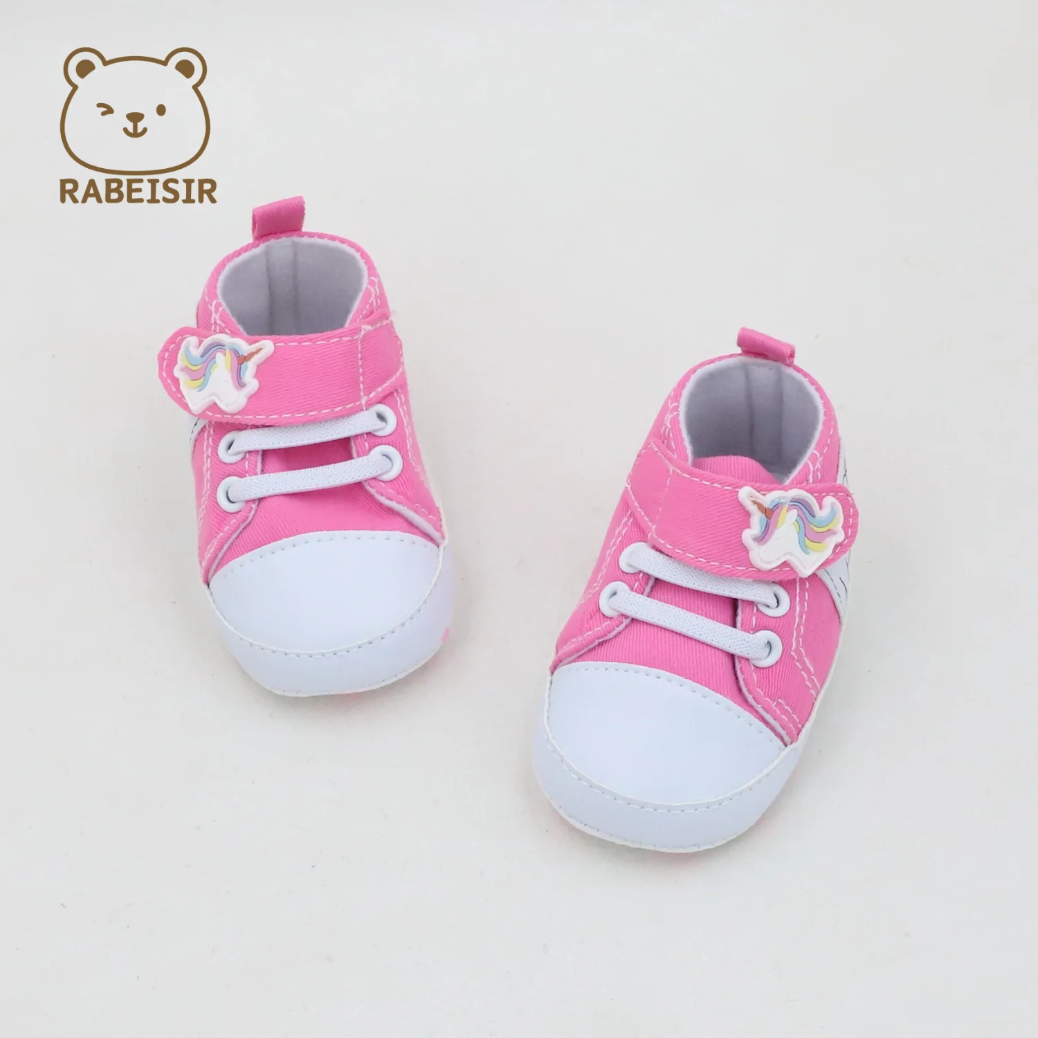 

Spring and Autumn Style Toddler Canvas Shoes 0-1 Year Old Infant Pre-Walking Shoes Non-Slip Breathable Cartoon Cute Design