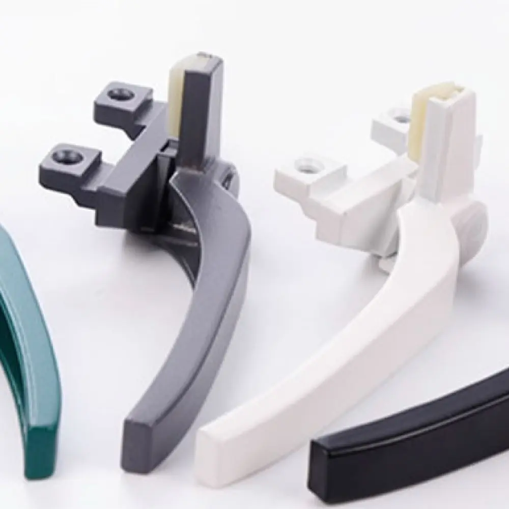 Replacement Casement Window Handle For Aluminum Windows Sturdy Zinc Alloy Construction Ergonomic Grip Lever
